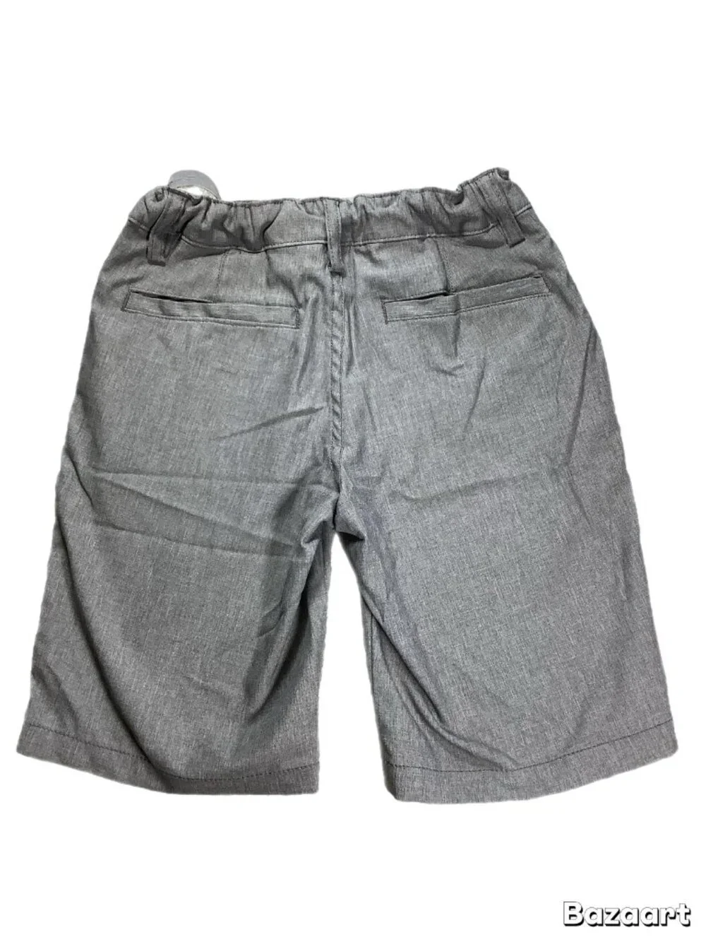 Lot of 2 Old Navy Boys Shorts Size 8 Shark Print & Gray Built-In Belts